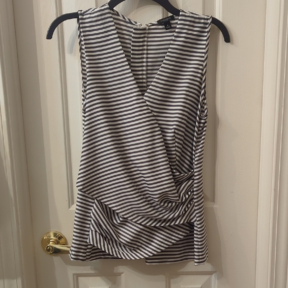 Ann Taylor Tops - Ann Taylor Striped Top Capsule Wardrobe Classic Office Wear